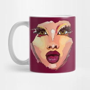 Beauty Queen Face Mask Mug